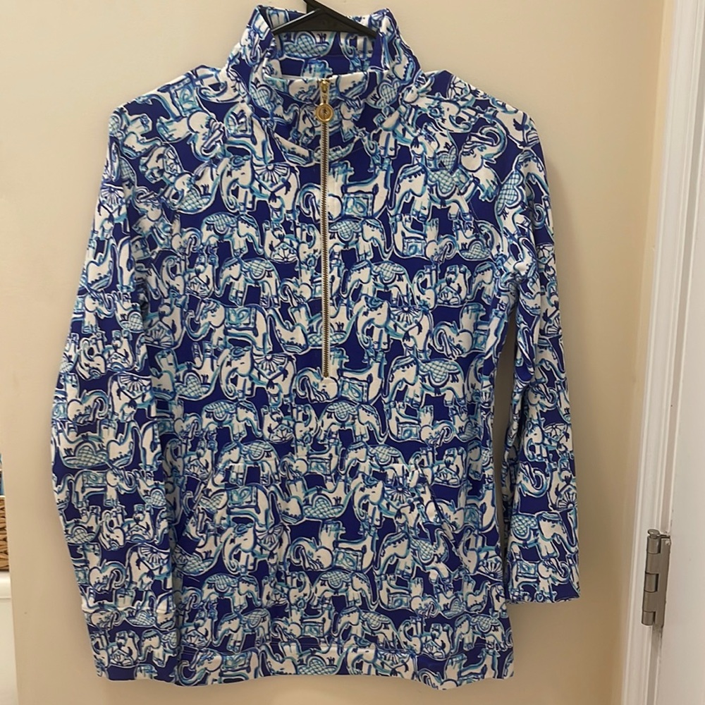 Lilly Pulitzer pullover.